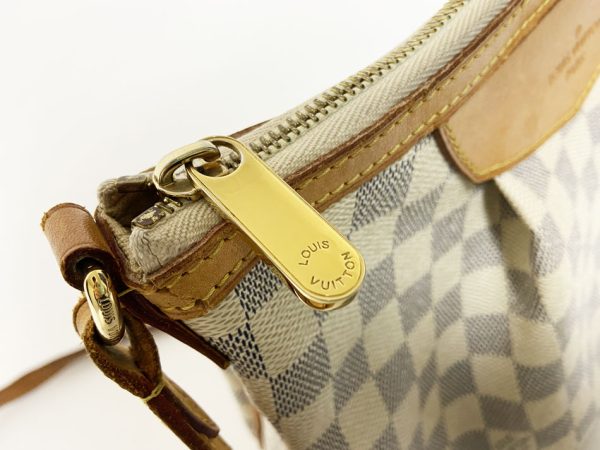 7 Louis Vuitton Damier Azur Siracusa PM Shoulder Bag Crossbody