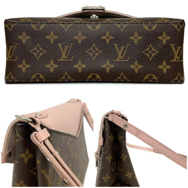 7 Louis Vuitton Saint Michel Pink Brown Rose Ballerina Monogram