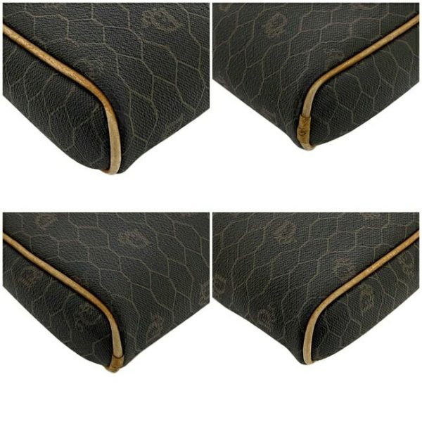 8 Dior Shoulder Bag Pochette Fastener Mini Bag Pvc Leather Black Beige