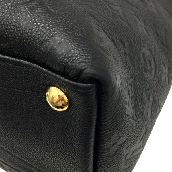 8 Louis Vuitton V Tote MM Shoulder Bag Emplant Noir Black Gold Hardware