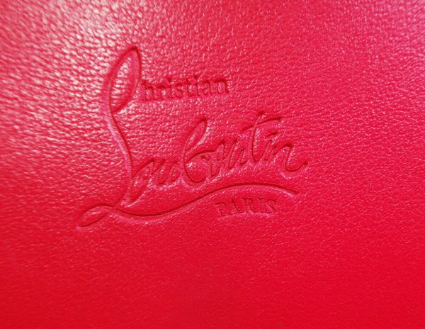 8 Christian Louboutin Long Wallet Coin Purse Mini Bag Clutch Bag Leather Red