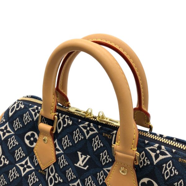 8 Louis Vuitton Speedy Bandouliere 25 Navy Boston Bag