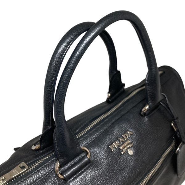 8 Prada Handbag Leather Black