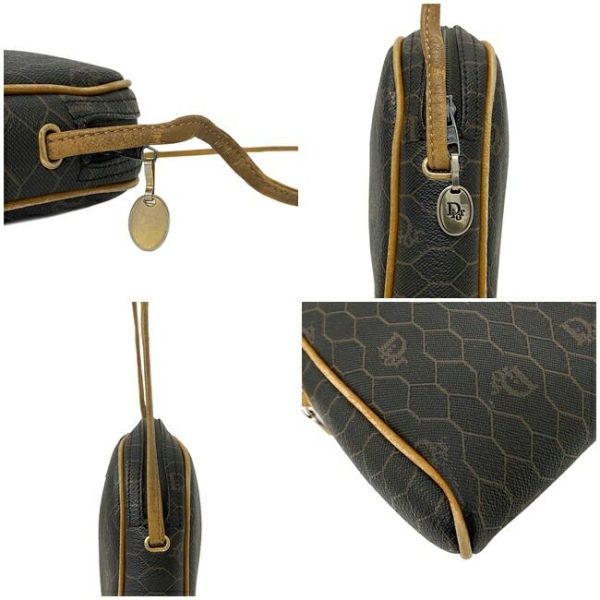 9 Dior Shoulder Bag Pochette Fastener Mini Bag Pvc Leather Black Beige