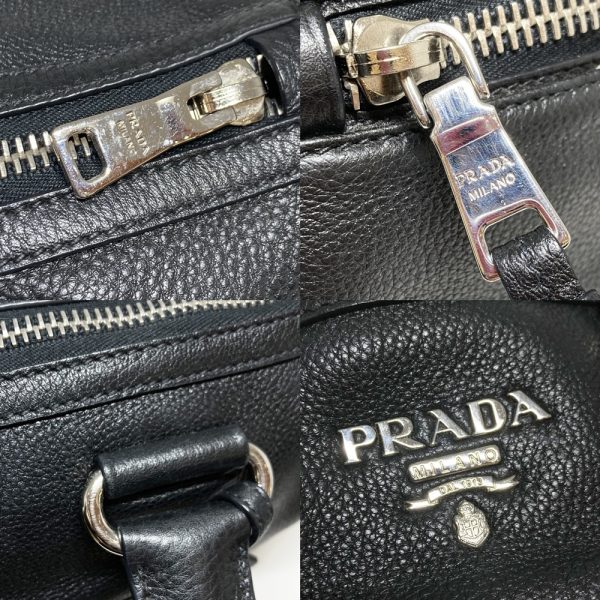 9 Prada Handbag Leather Black