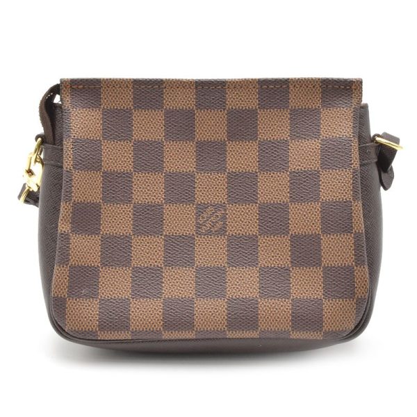 c240400042733 2 Louis Vuitton Truth Makeup Damier Ebene Cosmetic Pouch Mini Handbag