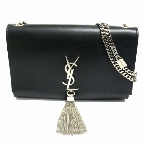 download 1 Saint Laurent Paris Kate Tassel Medium Chain Shoulder Bag Calf Leather YSL