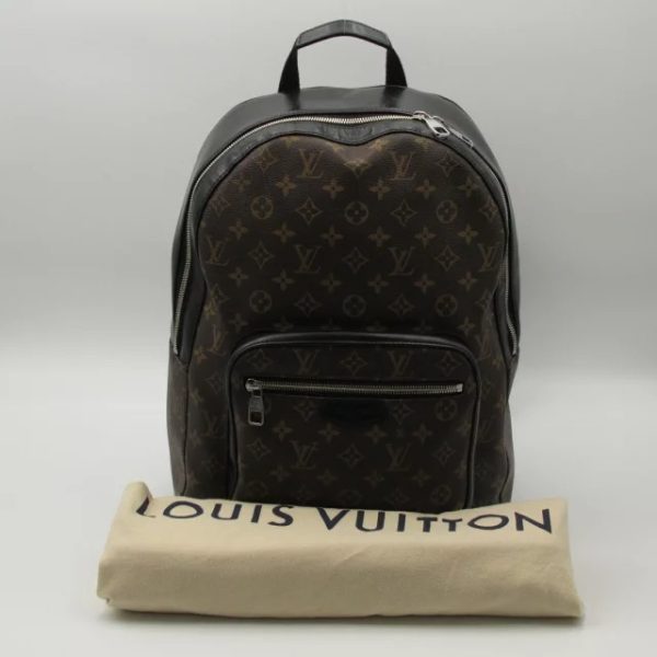 download 1 Louis Vuitton Josh Rucksack Backpack Coated Canvas Leather Monogram