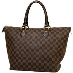 download 4 Louis Vuitton Saria Horizontal Damier Ebene Shoulder Bag Brown