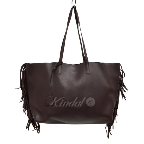 kindal 8005000695913 1 SAINT LAURENT PARIS Fringe Tote Bag