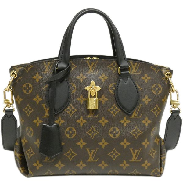 t yjl05601 Louis Vuitton Bag Monogram Flower Zipped Tote Black