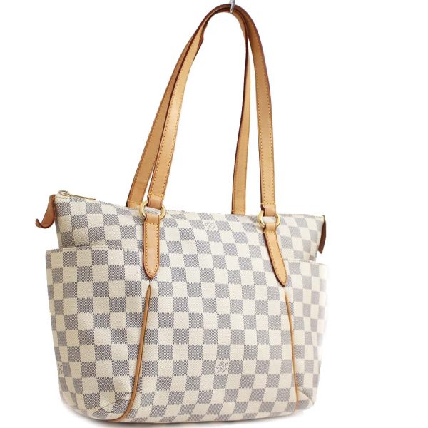 vv 11050 1 Louis Vuitton Totally PM Damier Azur Tote Bag Damier Azur Canvas