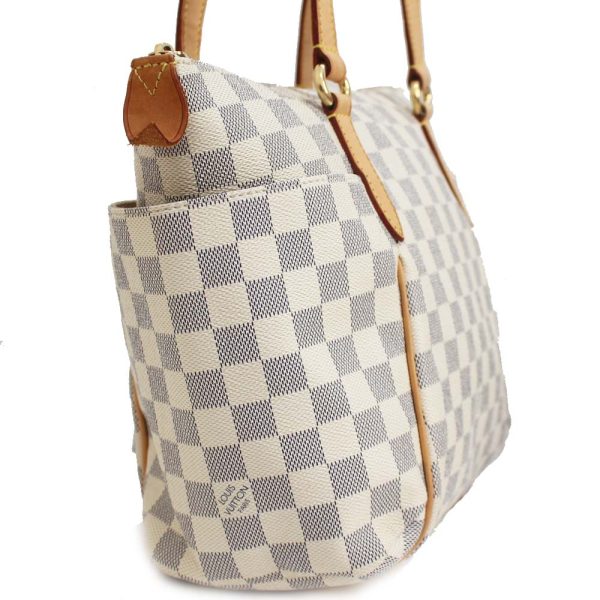 vv 11050 3 Louis Vuitton Totally PM Damier Azur Tote Bag Damier Azur Canvas