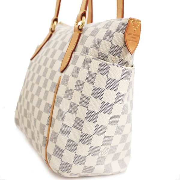 vv 11050 4 Louis Vuitton Totally PM Damier Azur Tote Bag Damier Azur Canvas