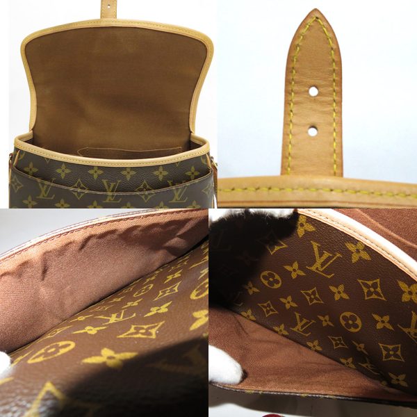 0 lv230521 1 07 Louis Vuitton Sologne Monogram Shoulder Bag Brown