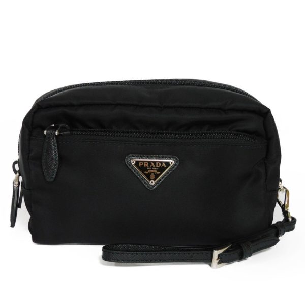 02491g 1 Prada Pouch Vera Nylon Triangle Shoulder Bag