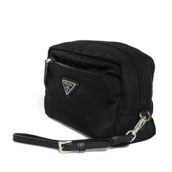 02491g 2 Prada Pouch Vera Nylon Triangle Shoulder Bag