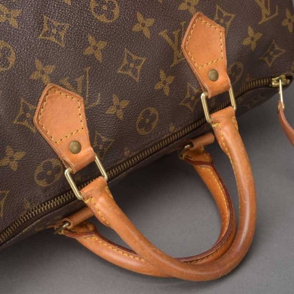 040511 606 6 Louis Vuitton Speedy Monogram Leather LV Handbag