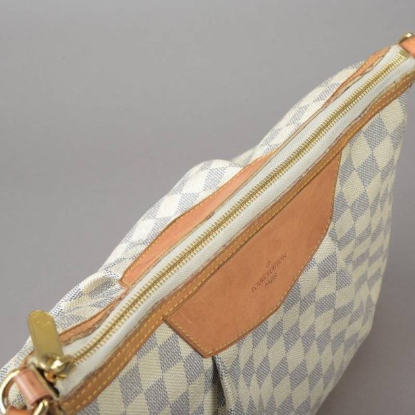 040713 05 5 Louis Vuitton Siracusa MM Shoulder Bag Damier Azur Leather