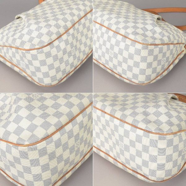 040713 05 7 Louis Vuitton Siracusa MM Shoulder Bag Damier Azur Leather