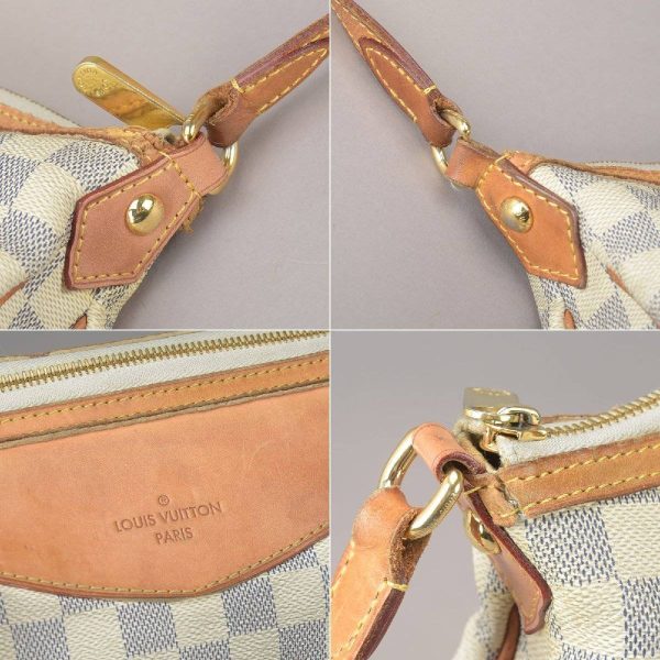 040713 05 8 Louis Vuitton Siracusa MM Shoulder Bag Damier Azur Leather