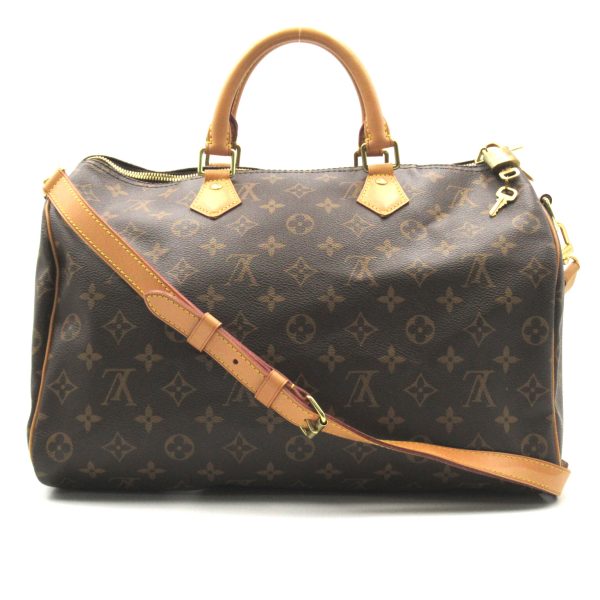 1 Louis Vuitton Speedy Bandouliere 35 2way Shoulder Bag Monogram