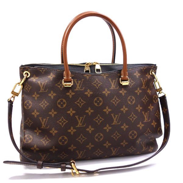 1 Louis Vuitton Monogram Pallas Strap 2way Bag Noir