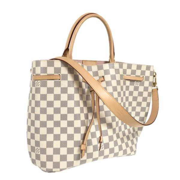 1 Louis Vuitton Damier Girolatta White Handbag