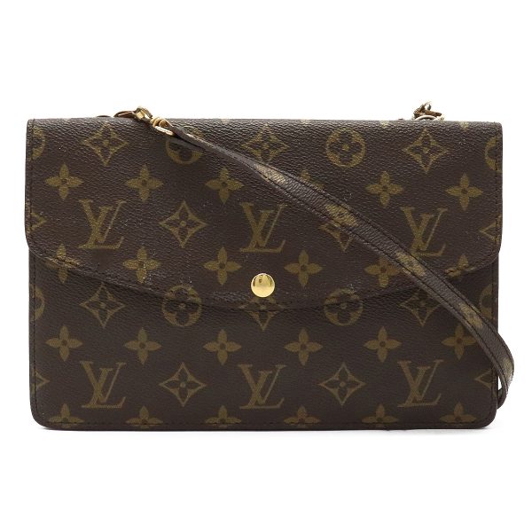 1 Louis Vuitton Monogram Double Lava Shoulder Bag Pochette