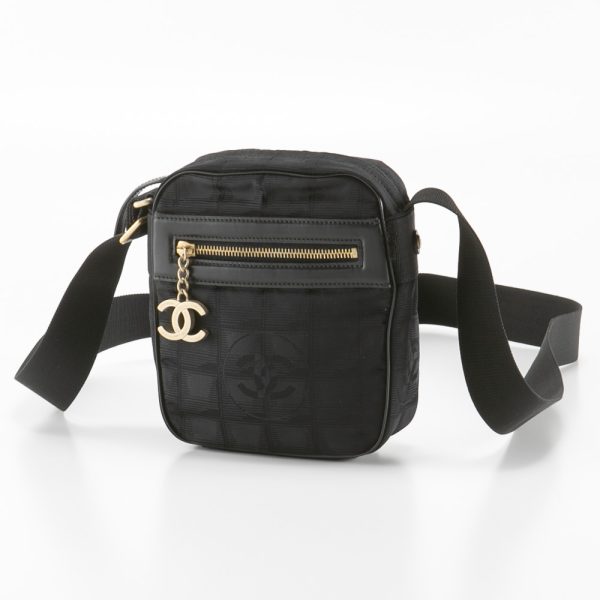 1 Chanel Shoulder Bag Travel Line Pochette