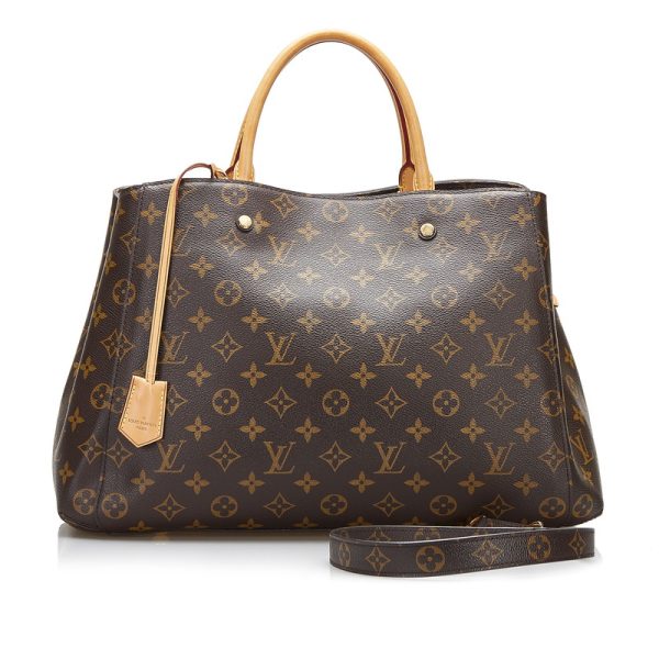 1 Louis Vuitton Monogram Montaigne GM Handbag Shoulder Bag