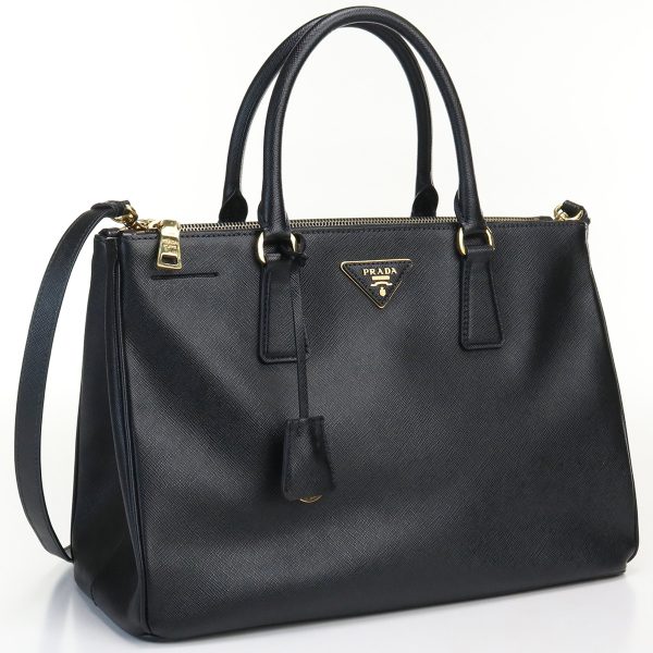 1 Prada Galleria Handbag Brand Leather Black