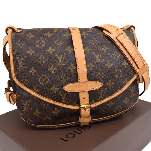 1 Louis Vuitton Saumur 30 Messenger Shoulder Bag