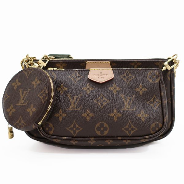 1 Louis Vuitton Multi Pochette Shoulder Bag Monogram Canvas Brown