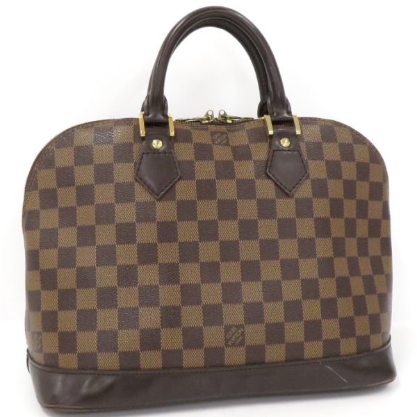 1 Louis Vuitton Alma Handbag Damier Ebene