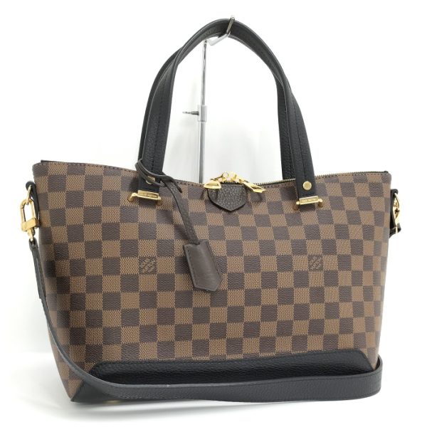 1 Louis Vuitton Hyde Park 2 Way Shoulder Bag Damier Ebene