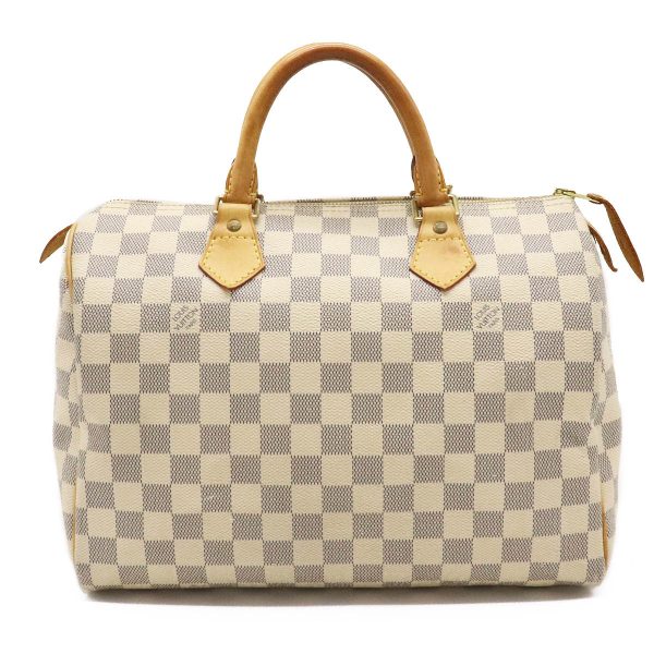 1 Louis Vuitton Damier Azur Speedy 30 Handbag Mini Boston Bag