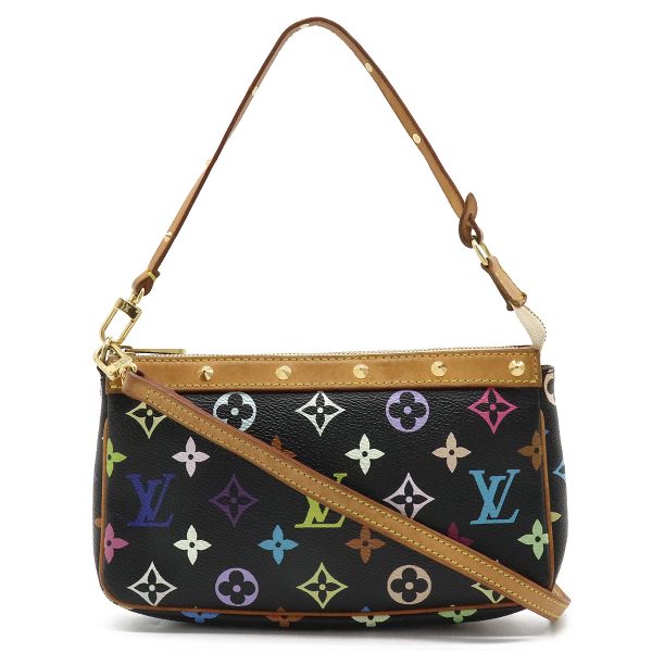 1 Louis Vuitton Monogram Multicolor Accessoire Accessory Pouch 2way Shoulder Bag