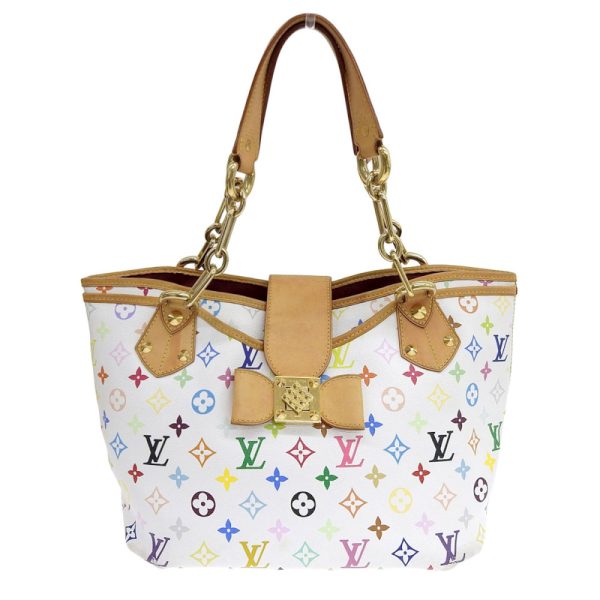 1 Louis Vuitton Annie GM Monogram Chain Shoulder Bag Multicolor