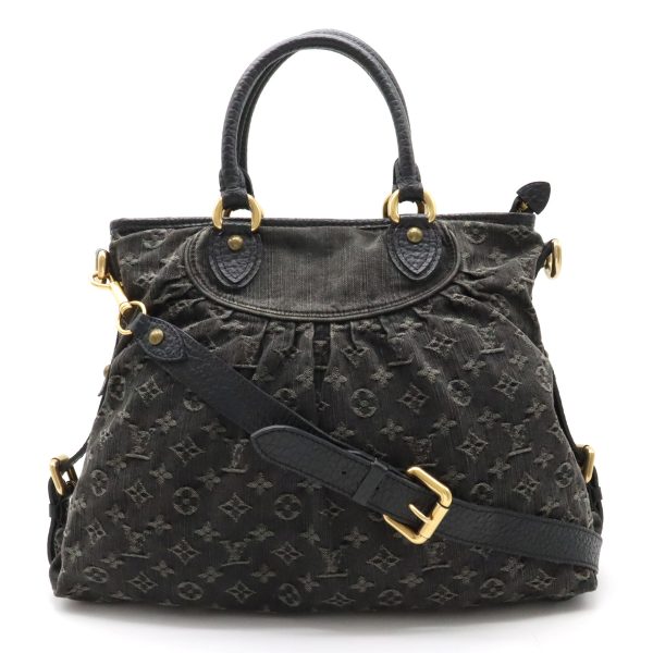 1 Louis Vuitton Monogram Denim Neo Cabby GM Tote Bag