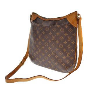 1 Louis Vuitton Shoulder Bag Closure Shite MM Brown