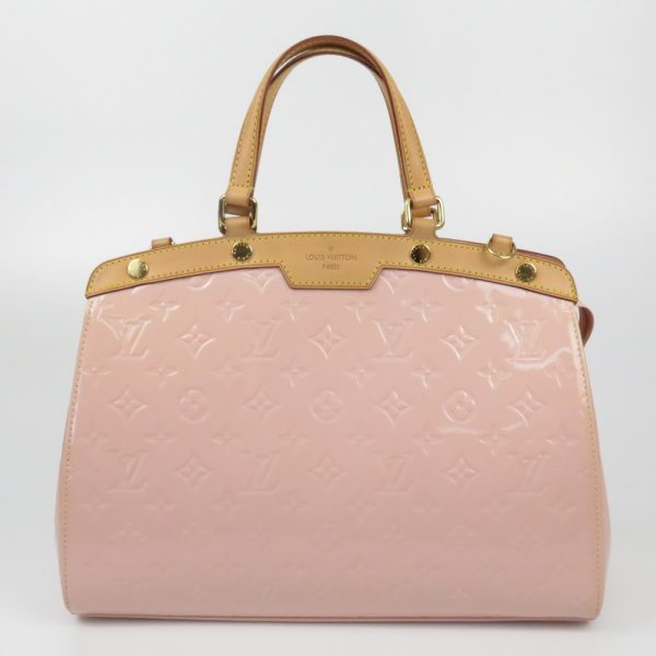 1 Louis Vuitton Vernis Blair MM Monogram Pink 2WAY Bag Shoulder Crossbody