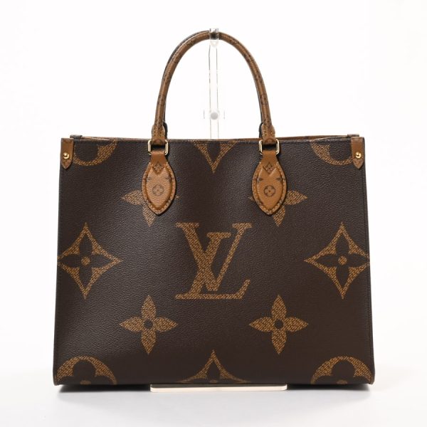 1 Louis Vuitton On The Go MM Tote Bag Monogram Giant