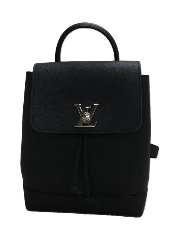 1 Louis Vuitton LockMe Backpack Calfskin Rucksack Noir Black