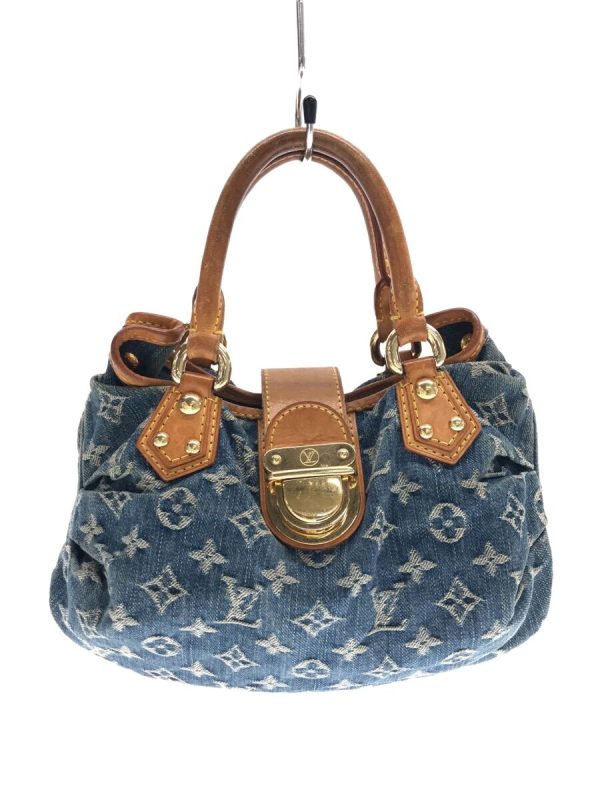 1 Louis Vuitton Pleaty Monogram Denim Shoulder Bag