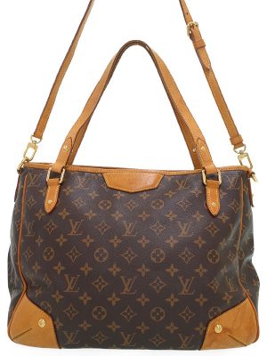 1 Louis Vuitton Cite MM Shoulder Bag Canvas Brown