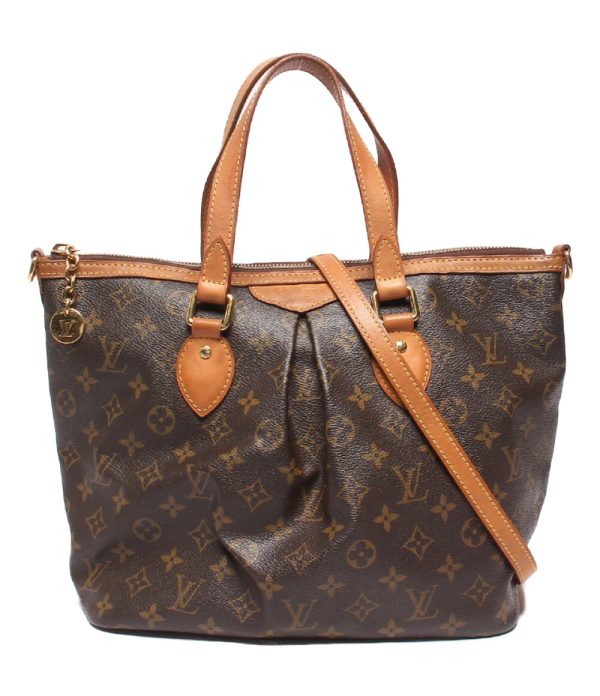 1 Louis Vuitton 2 Way Handbag Shoulder Bag Palermo PM Monogram