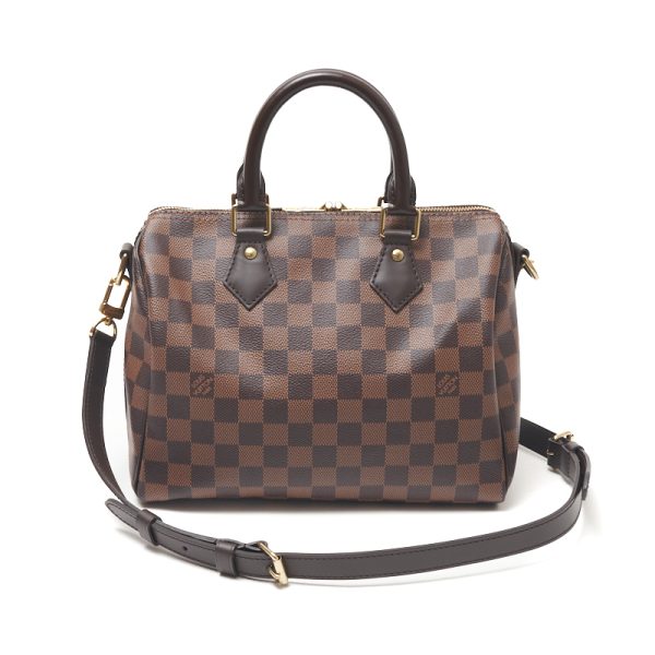 1 Louis Vuitton Speedy Bandouliere 25 Damier Boston Bag Brown