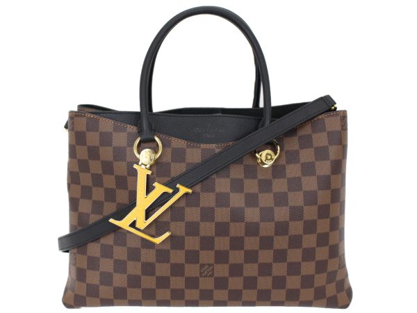 1 Louis Vuitton LV Riverside Damier Taurillon Leather Brown Black