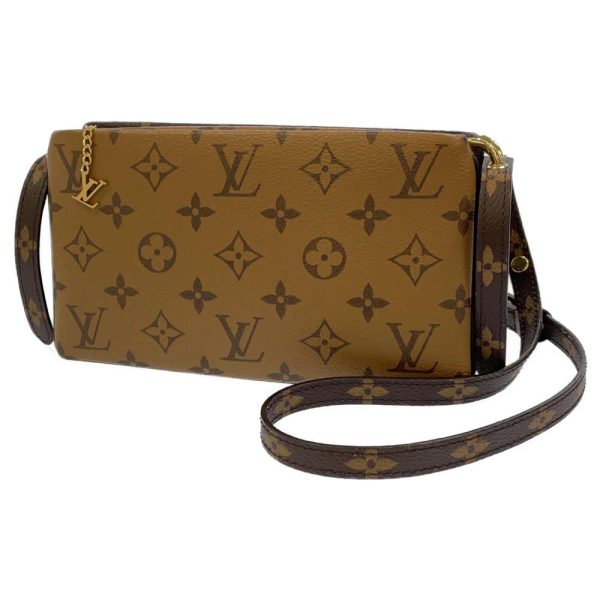 1 Louis Vuitton Shoulder Bag Monogram Reverse Lambskin Pochette